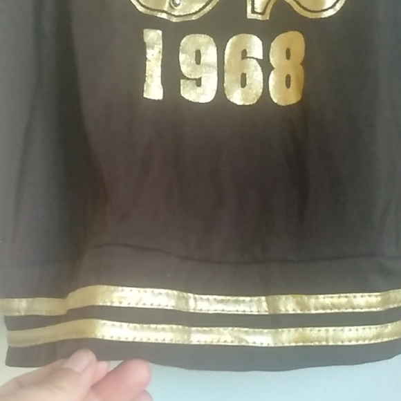 Sexy tank top and crop Jacket brown and gold colour - Picture 7 of 11